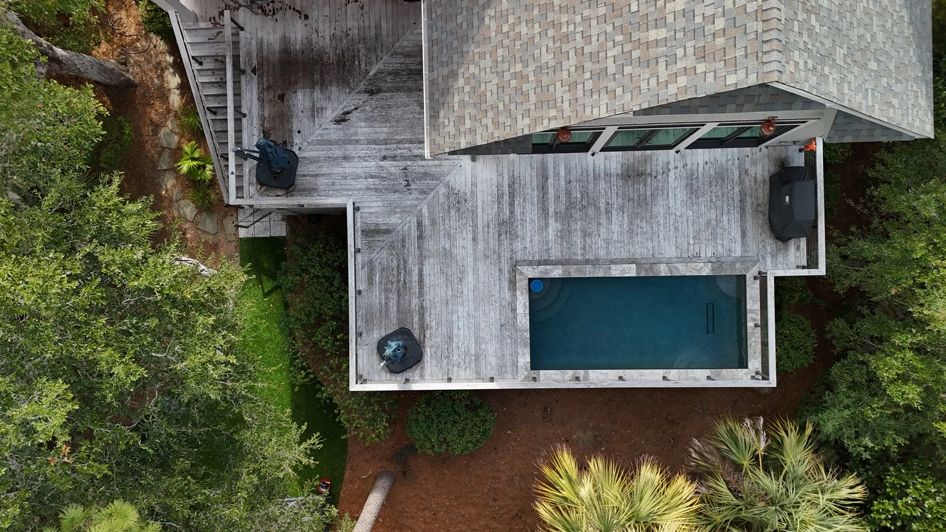 Garapa Deck Restoration — Pool surround